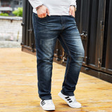 Men Classic Straight Fit Stretch Denim Jeans 27-48