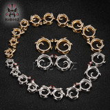 Beauty Turtle Shape Fashion Ear Gauges Stainless Steel