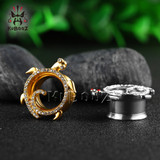 Beauty Turtle Shape Fashion Ear Gauges Stainless Steel