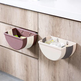 Folding Waste Bin Kitchen Hanging Trash Can