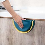 Folding Waste Bin Kitchen Hanging Trash Can