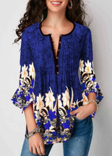 Women V-neck Blouse