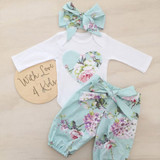 Baby Girl Floral Long Sleeve Set