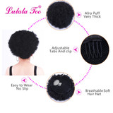 10inch High Puff Afro Curly Wig Ponytail Drawstring