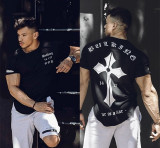 Men Cotton Short sleeve Printed T-shirt