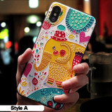 Cute 3D Patterned Case For iPhone