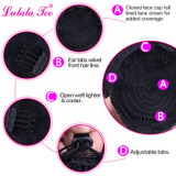Drawstring Afro Puff Kinky Straight Ponytail