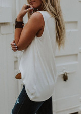 Summer Sleeveless Sunshine Vibes T-shirt