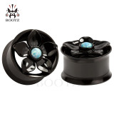 Opal stainless steel ear plugs