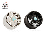 Opal stainless steel ear plugs