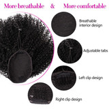 Drawstring Afro Kinky Curly Ponytail