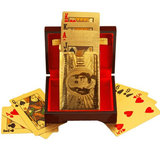 24K GOLD-PLATED PLAYING CARDS WITH CASE 24K GOLD-PLATED PLAYING CARDS WITH CASE