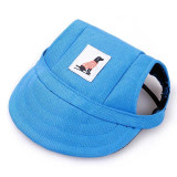 Pet Dog Caps Small Puppy Summer Print Cap Dog Baseball Visor Hat Outdoor Accessories