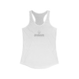 Women's Ideal Racerback Tank with Afrobeat logo