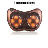 Neck Massager Car Home Cervical Shiatsu Heating Massage Neck Back