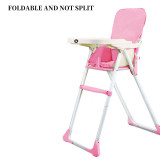 Folding Baby Highchair Kids Chair Dinning High Chair for Children Feeding Baby Table and Chair for Babies Toddler Booster Seat