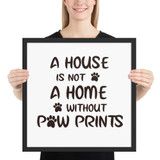 Paw Prints Poster