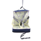 Baby Dining Chair Feeding High Chair Bag Baby Portable Seat Oxford Water Proof Fabric Infant Travel Foldable Safety Belt
