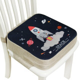 Baby Dining Cushion Children Increased Chair Pad Adjustable Washable Portable Removable Highchair Chair Booster Cushion Seat
