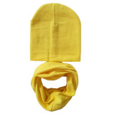 Winter Spring Baby Hat Scarf Set Cotton Baby Boy Girl Hat