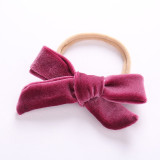 Baby Headband Flower Girls Pink Ribbon Hair Bands