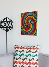 Rainbow Pride Illusion Canvas Print