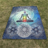 200cm 7 Chakra Tapestry Wall Hanging Cloth Beach Towel