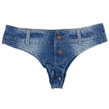 Women's Mini Booty Hot Sexy Club Party Bikini Bottom Denim Short