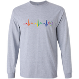 Rainbow Heartbeat Men's Shirt & Tank Top
