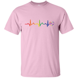 Rainbow Heartbeat Men's Shirt & Tank Top