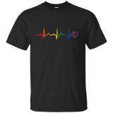 Rainbow Heartbeat Men's Shirt & Tank Top