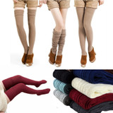 Cotton Thigh High Over Stockings Knee Socks Cotton Thigh High Over Stockings Knee Socks