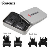 Low Flip Up Front & Rear Sight Set