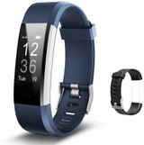 Lintelek Fitness Tracker - Activity Tracker with Heart Rate Monitor, Smart Fitness Watch with Sleep Monitor, Step Counter, Calorie Counter, Pedometer Watch for Women Men and Gift
