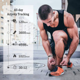 Lintelek Fitness Tracker - Activity Tracker with Heart Rate Monitor, Smart Fitness Watch with Sleep Monitor, Step Counter, Calorie Counter, Pedometer Watch for Women Men and Gift