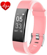 Lintelek Fitness Tracker - Activity Tracker with Heart Rate Monitor, Smart Fitness Watch with Sleep Monitor, Step Counter, Calorie Counter, Pedometer Watch for Women Men and Gift