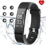 Lintelek Fitness Tracker - Activity Tracker with Heart Rate Monitor, Smart Fitness Watch with Sleep Monitor, Step Counter, Calorie Counter, Pedometer Watch for Women Men and Gift