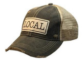 Local Distressed Mesh back Trucker Hat