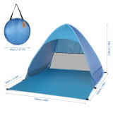 Automatic Pop Up Tent Outdoor Camping Tent Travel Ultralight UV Waterproof Sun Shelter Beach Shower Toilet Tents for Fishing