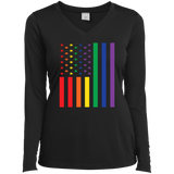 USA Flag Style LGBT Flag Pride Shirt