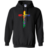 "Vibrant Rainbow Cross" LGBT Pride Shirt