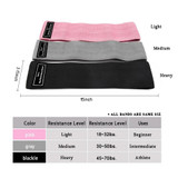 Resistance Bands 3-Piece Set Fitness Rubber Band Expander Elastic Bands For Fitness Exercise Band Home Workout Fitness Equipment