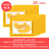 OMYLADY Gold Masks Crystal Collagen Eye Mask Anti-Wrinkle Eye Patches For The Eye Face Mask Remove Black Eye Care