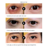 OMYLADY Gold Masks Crystal Collagen Eye Mask Anti-Wrinkle Eye Patches For The Eye Face Mask Remove Black Eye Care