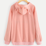 Drawstring Unicorn Graphic Hoodie