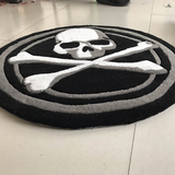 Skull Design Bedroom Rug