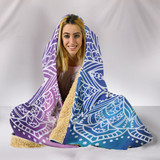Lotus Mandala Hooded Blanket