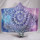 Lotus Mandala Hooded Blanket
