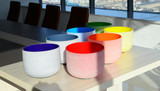 Rainbow Chakra Crystal Singing Bowl Set