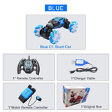 4WD RC Stunt Car with LED Light Watch Control Gesture Induction